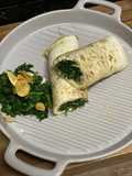 Egg Wrap with kale