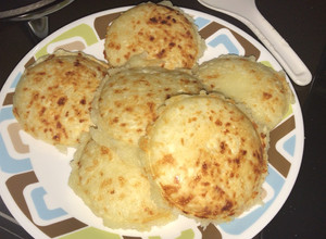 Una foto de Arepas de yuca caseras