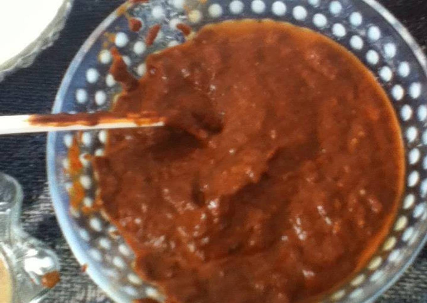 Salsa de chiles secos, para relleno de tamales