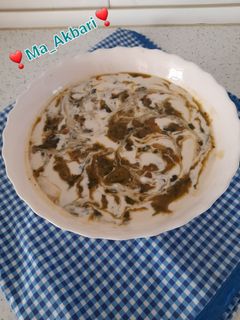 عکسی از دستور آش ماست