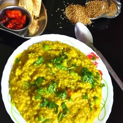 A picture of Kodo Vegitable Khichadi.