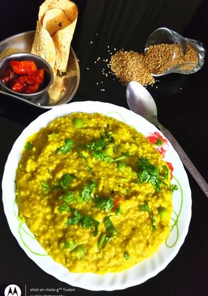 A picture of Kodo Vegitable Khichadi.
