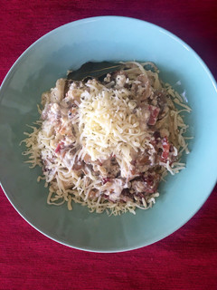 Una foto de Salsa Carbonara Can LLums “aNuestroGusto”