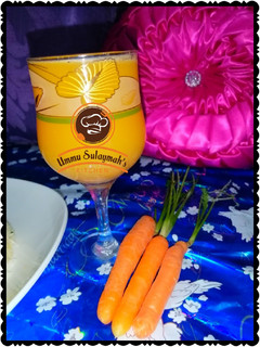 A picture of Carrot juice 🥕🍹.