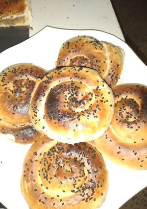 صورة لوصفة فطائر الحلزونة