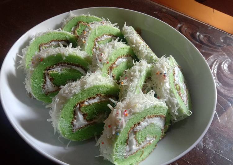 Resep Bolu gulung pandan yang Lezat Sekali