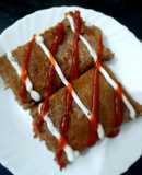 Water chestnut and buckwheat flour Spring Roll