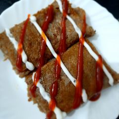 Water chestnut and buckwheat flour Spring Roll A picture of Water chestnut and buckwheat flour Spring Roll.