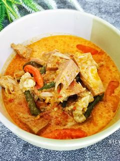 Foto resep Lodeh Nangka Muda Kacang Tetelan Daging