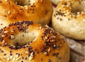 Una foto de Deliciosos pan Bagel 🥯
