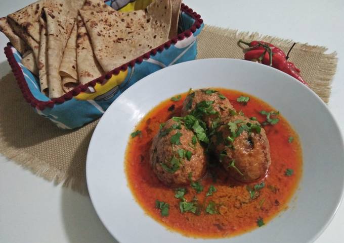 Vegetable Kofta with chapati