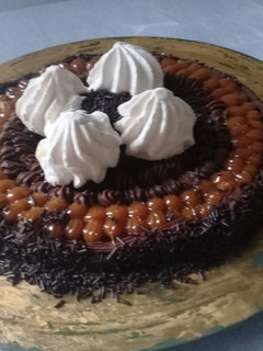 Una foto de Torta salchichón de chocolate