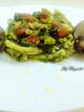 Strozzapreti con vongole veraci e cime di rape