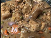 A picture of pork and liver stew