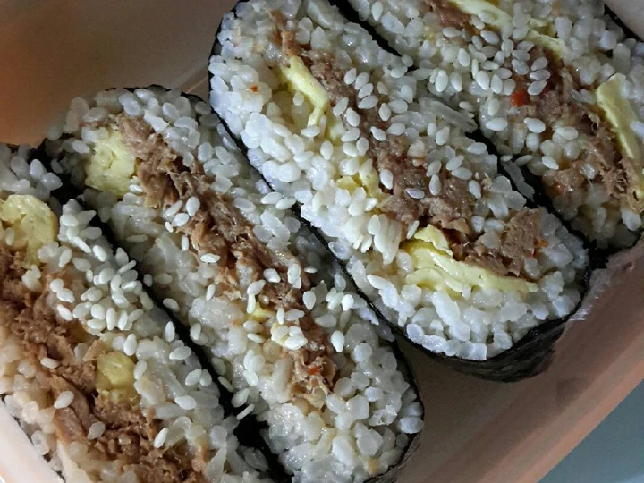 Cara Mudah Membikin Resep  ONIGIRAZU (Rice Sandwich) yang Bikin Ngiler, Enak