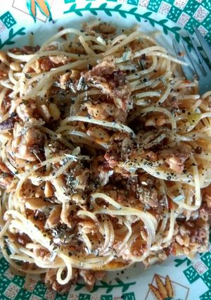 Foto resep Spaghetti Tempeh Bolognais Blackpepper