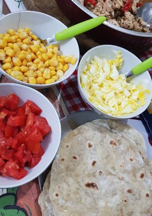 Una foto de Tacos de pollo