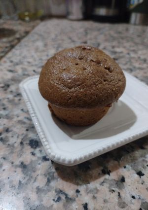 Una foto de Cupcake con harina de avena