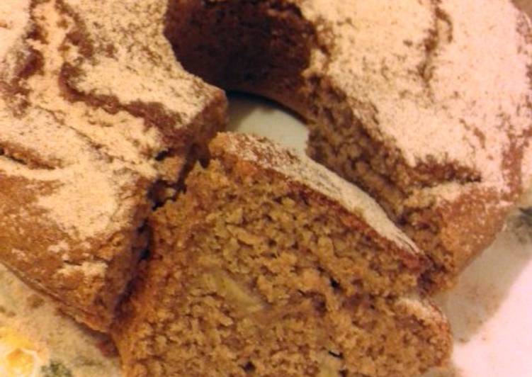 Bolo de banana integral fit