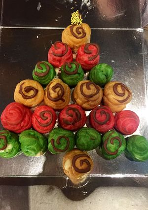 Φωτογραφία της συνταγής Γλυκά χριστουγεννιάτικα σουδάκια Δεντράκι