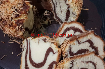 Resep Bolu Zebra Putih Telur Kekinian