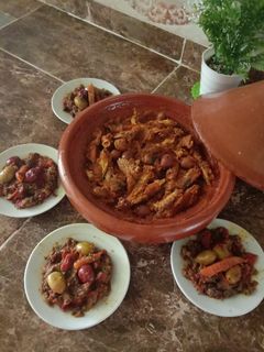 صورة لوصفة طاجين كابيلا بصلصة الطماطم رااائع