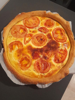 Une photo de Tarte thon et tomates