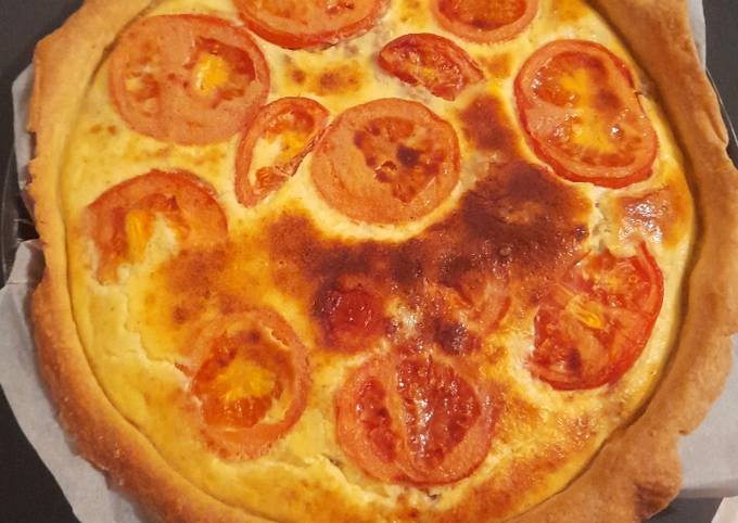 Tarte thon et tomates