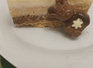 Foto principal de Tarta de turrón y dos chocolates con Thermomix