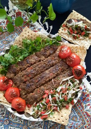 عکسی از دستور آدانا کباب