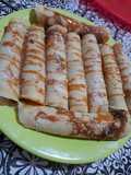 Panqueques con dulce de leche