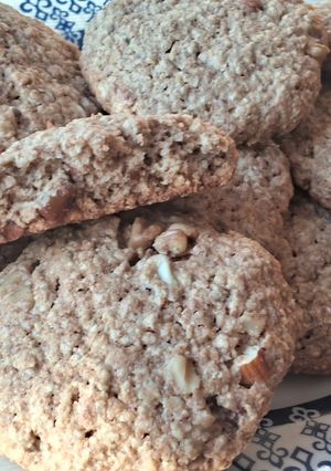 Una foto de Galletitas de avena nueces y almendras