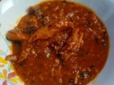 Fresh tomatoes and okro sauce