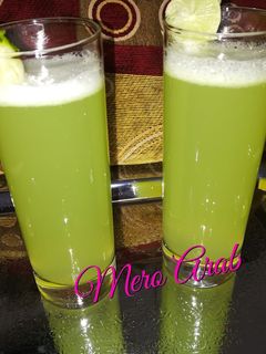 صورة لوصفة عصير الليمون بالنعناع 🍋🍋