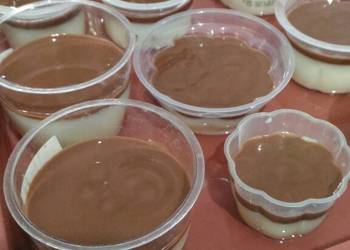 Masakan Unik Puding susu saus fla Paling Enak