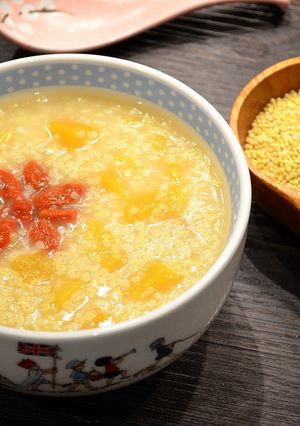 南瓜杞子小米粥 的食譜成品照片