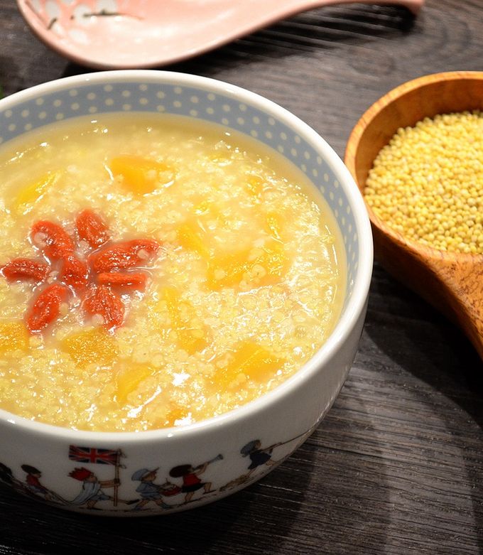 南瓜杞子小米粥 的食譜成品照片