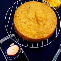 A picture of Mango cake.