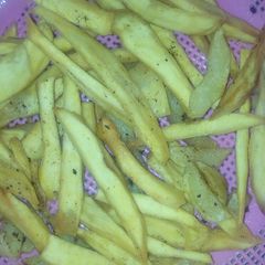 Sweet potato fries A picture of Sweet potato fries.