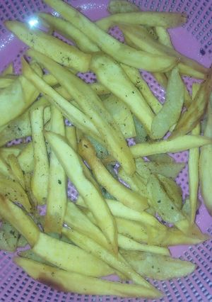 A picture of Sweet potato fries.