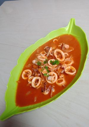 Foto resep Cumi Cumi Saos Merah