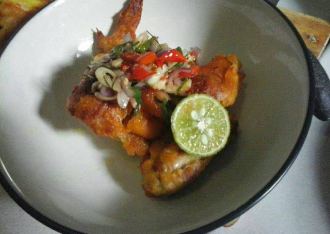 Resep Ayam Geprek Sambal Matah Oleh Emma Hashim Cookpad