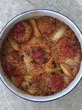 My Yaya’s Gemista (stuffed tomatoes with rice)
