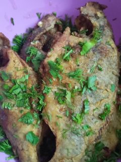 صورة لوصفة سمك 🐟 بلطي مقلي بتتبيلة جديدة