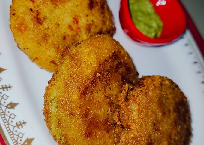 Green Chutney Aloo Tikki