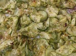 Foto de Abobrinha ao forno com Chimichurri