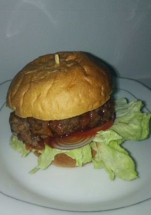 A picture of Beef burger.