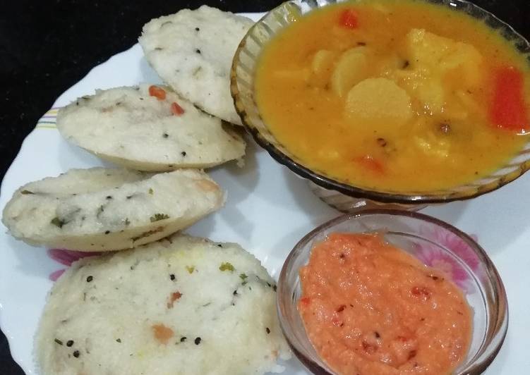 Recipe of Quick Rava Idli