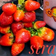 Frozen strawberries 🍓 A picture of Frozen strawberries 🍓.