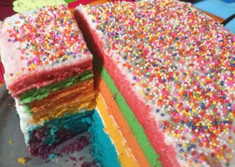 Rainbow cake